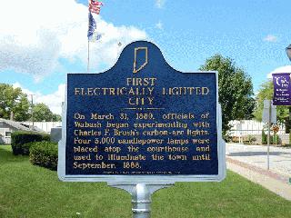 First Electrically Lighted City